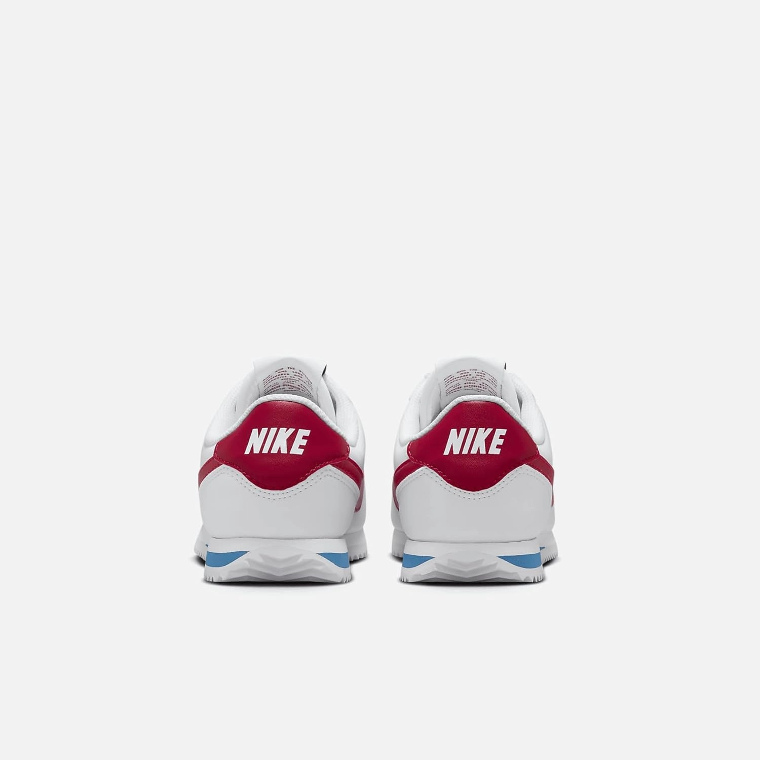 Nike Cortez Big Kids' Shoes (DM0950-115, White/Varsity Blue/Varsity Red)