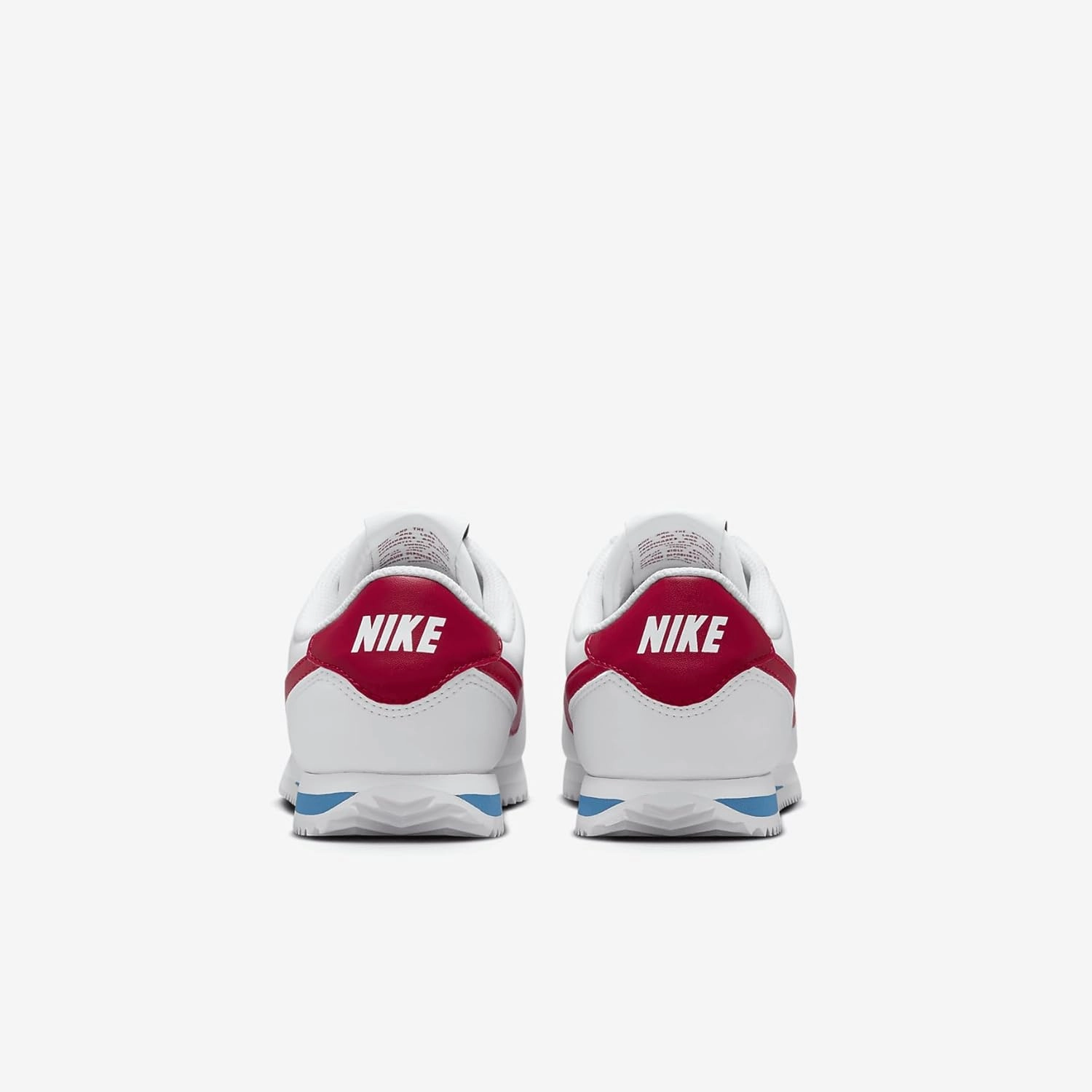 Nike Cortez Big Kids' Shoes (DM0950-115, White/Varsity Blue/Varsity Red)