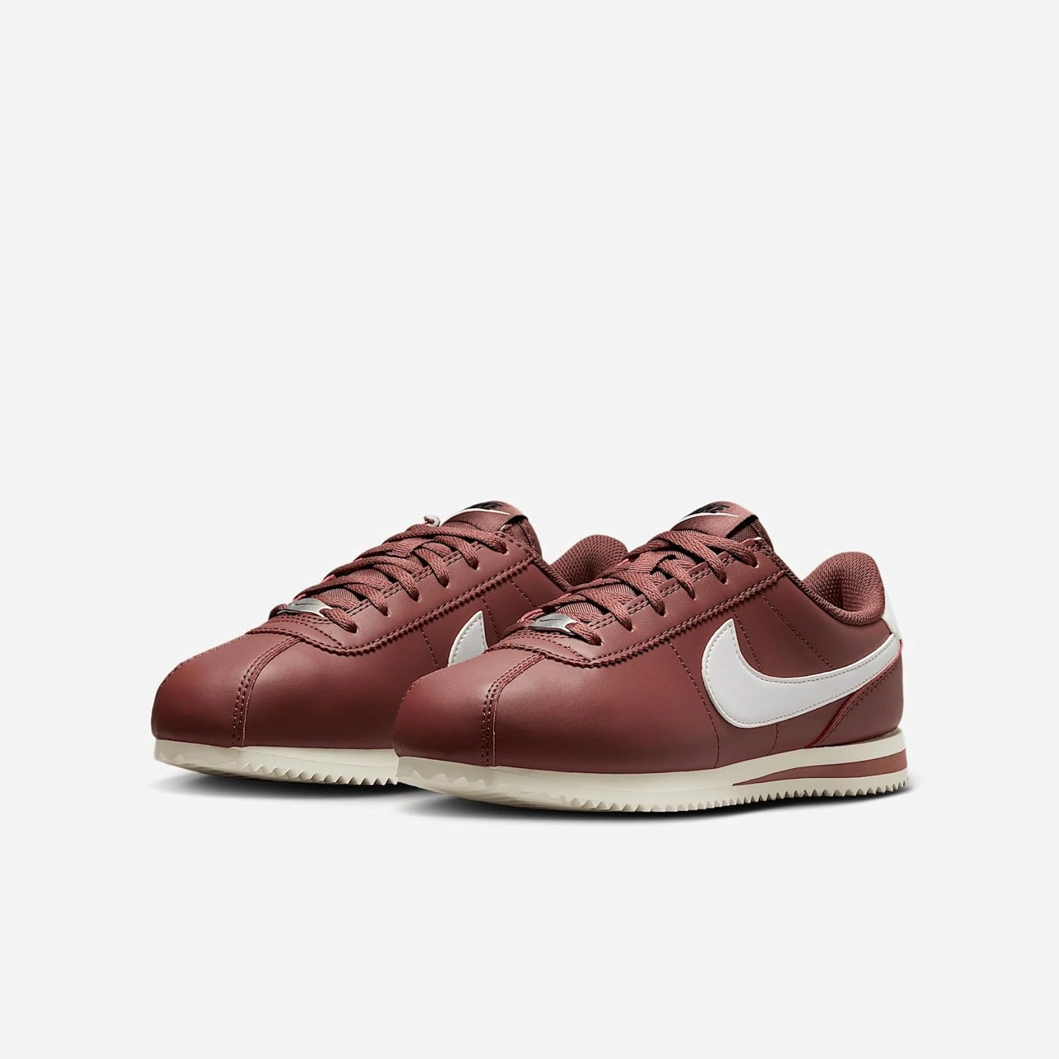 Nike Cortez Big Kids' Shoes (DM0950-200, Red Sepia/Black/Sail)