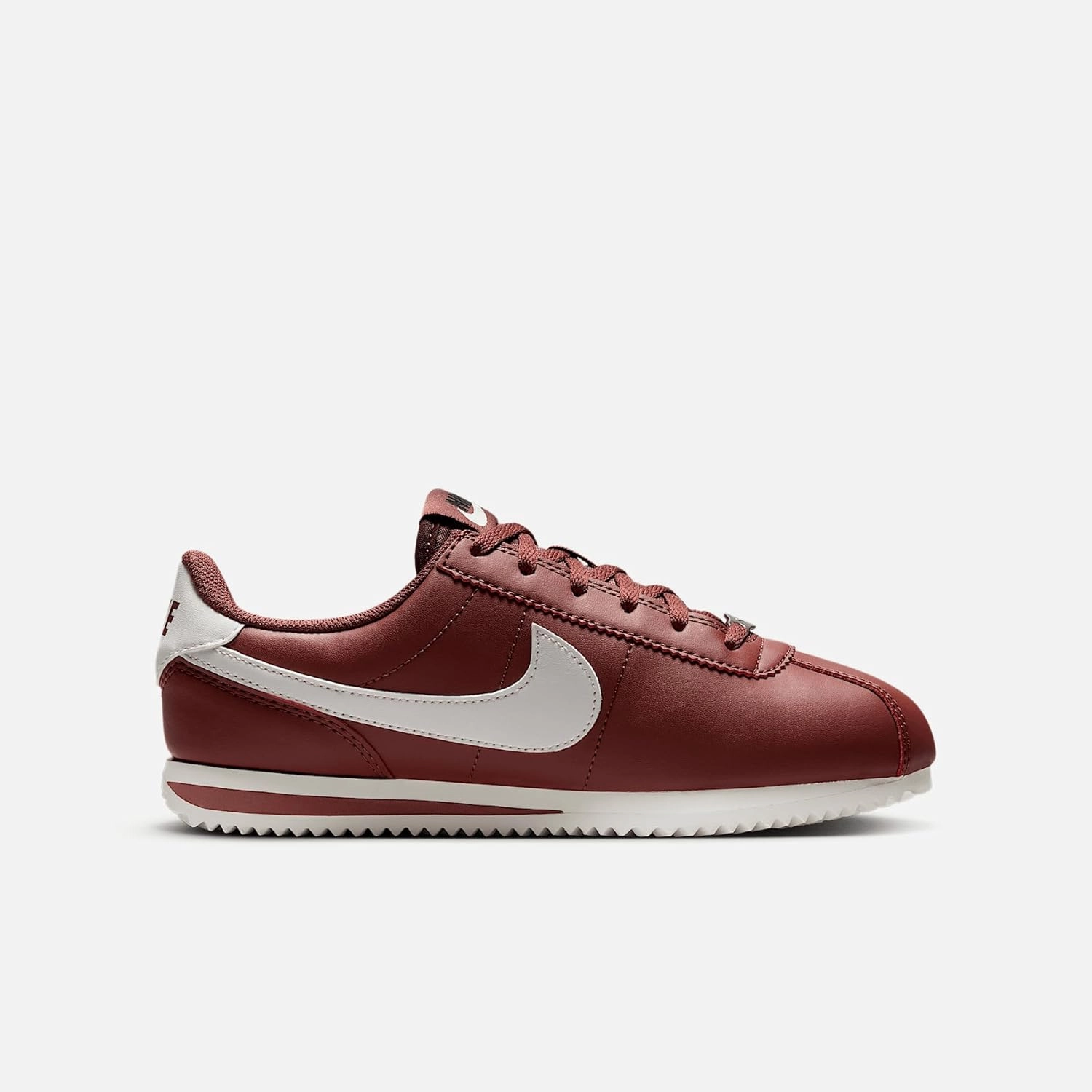 Nike Cortez Big Kids' Shoes (DM0950-200, Red Sepia/Black/Sail)