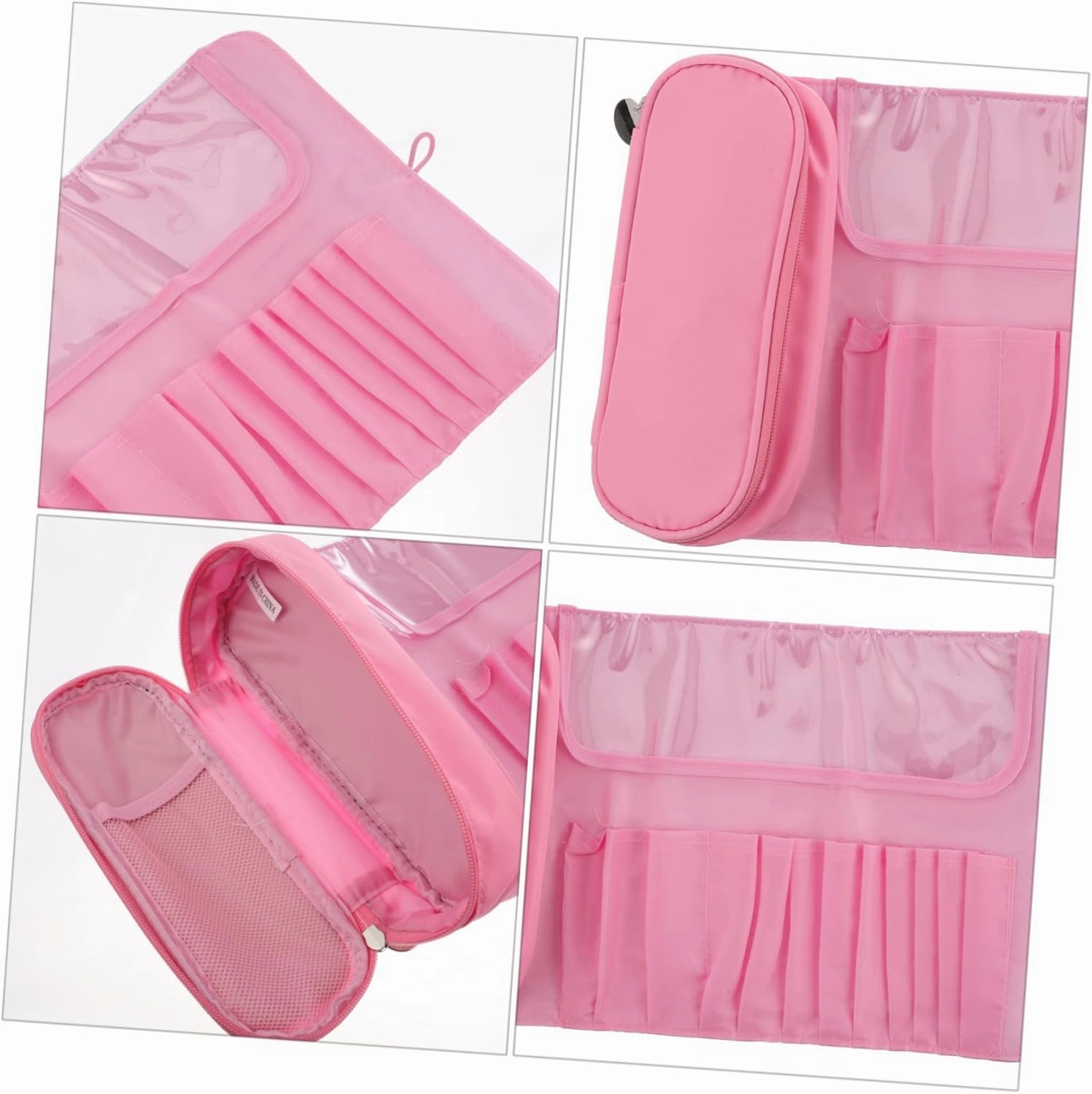 NOLITOY 2pcs Cosmetics Bag Makeup Sponge Case Large Makeup Case Cosmetic Storage Organizer