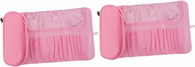 NOLITOY 2pcs Cosmetics Bag Makeup Sponge Case Large Makeup Case Cosmetic Storage Organizer