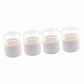 NOLITOY 2sets Makeup Sponge Organizers Beauty Egg Cases Makeup Puff Holders Travel Size Breathing Holes for Quick Dry 2pcs*2