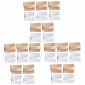 NOLITOY 30pcs Fluffy Powder Puff for Loose and Mineral Makeup Soft Synthetic Sponge Applicator with Strap for Even Application for Powder
