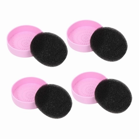 NOLITOY 8pcs Makeup Brush Cleaner Sponge Pad Eye Shadow Brush Scrubber for Effortless Cleaning Reusable Makeup Supplies for Quick Cosmetic Removal and Maintenance