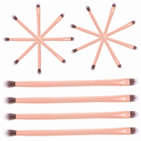 NOLITOY Essential Makeup Tools 24pcs Double Sided Eye Shadow Brush Set for Eye Makeup Blending
