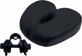 Noseless Bike Seat Cushion Cycling Cushion Pad Wide Wear Resistant Bicycle Seat Cushion for Electric Bike Cycling Accessories