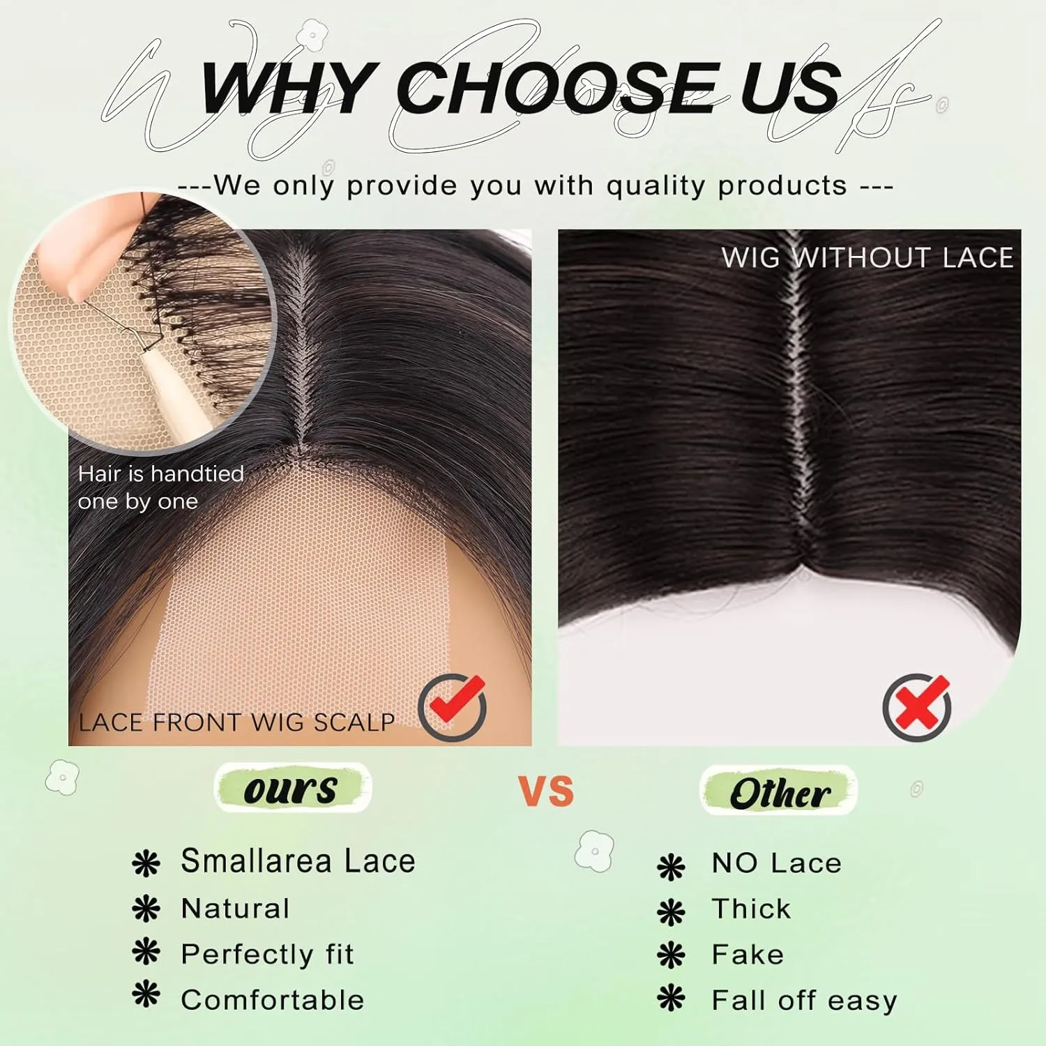 NOSTALGIA Dark Brown Wigs for Women Short Wavy Brown Bob Wig Synthetic Middle Part Curly Wavy Bob Wig Natural Looking Wigs for Daily Party Use