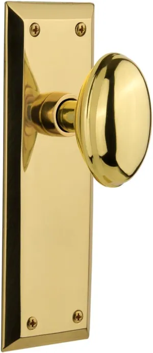 Nostalgic Warehouse New York Plate & Homestead Door Knob