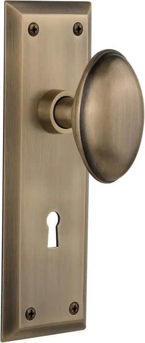 Nostalgic Warehouse New York Plate & Homestead Door Knob