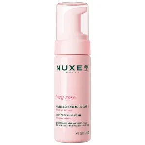 Nuxe Very Rose Cleansing Foam Light Facial Cleanser with Glycerin and Rose Water for Sensitive Skin: Face & Eyes, 5 fl.oz