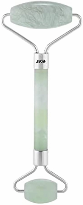 Nykaa Naturals Face Massage Rollers - Enhances Glow and Firms Skin - Helps Absorb Facial Products - Releases Tension - Green Jade - 1 pc
