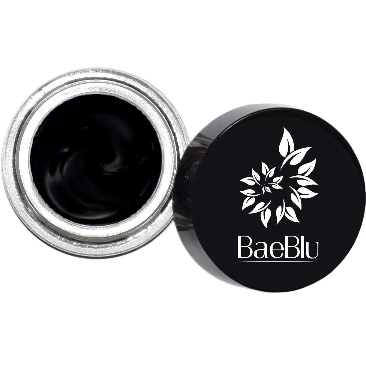 Organic Gel Eyeliner Pot, 100% Natural Waterproof Non-Irritating, Create Any Look, Obsidian