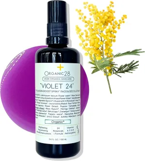 Organic28. 100% Organic Toner for Face, 24 Botanicals Formula. Helichrysum Face Mist. Natural Hydrating Toner. Vegan. Aloe Vera Face Spray. Aromatherapy. Hydrating Face Mist, 3.4 Fl. Oz.