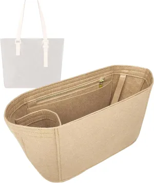 Organizer for Piano, Mezzo Bag, Felt Insert, Oblong Shape (Piano, Latte)