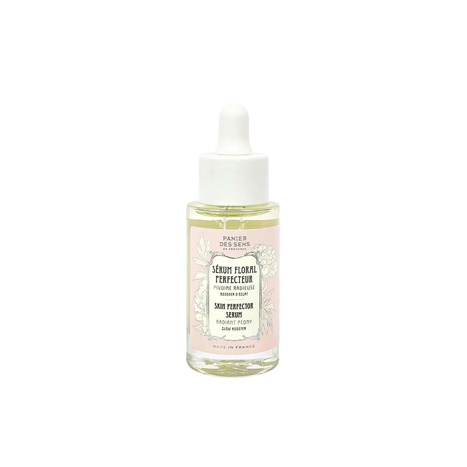 Panier des Sens - Skin Perfector Face Serum - with Jojoba   Macadamia Nut Oil   Peony - Moisturizing & Skin Glow - Skin Care for Women Made in France - Facial Serum 100% Natural Ingredients – 1 floz