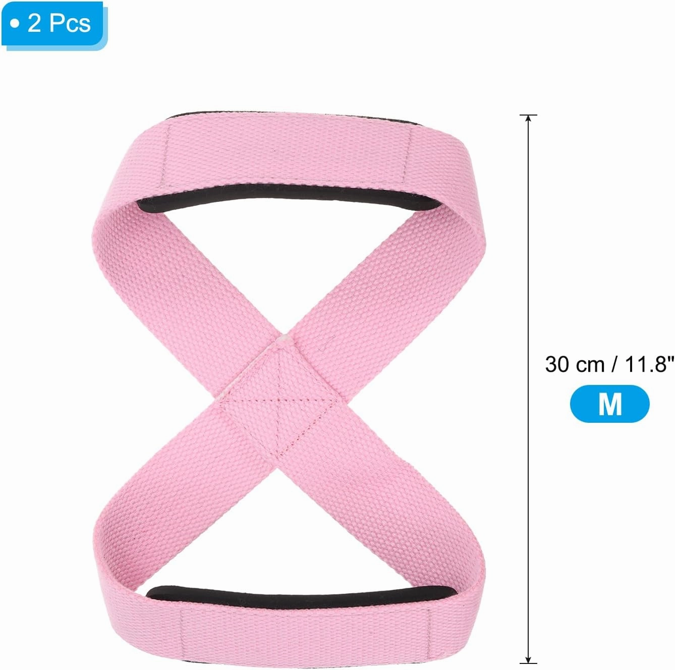 PATIKIL Figure Lifting Strap, Weightlifting Wrist Wraps Dead Lift Padded Grips for Fitness Power Strength Training