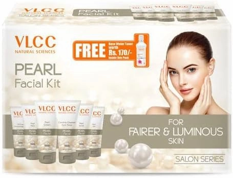Pearl Facial Kit Face Massager Face Mask Facial kit for women Massage Cream Face Gel Face Scrub Exclusive Facial Kit Rose Water Pack of 300gm   100ml