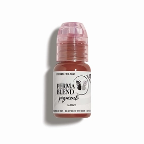 Perma Blend - Mauve - Mauve Tattoo Ink for Permanent Makeup - Lip Blush Microblading Ink to Enhance Color - Lip Blushing & Tattoo Supplies - Vegan (0.5 oz)