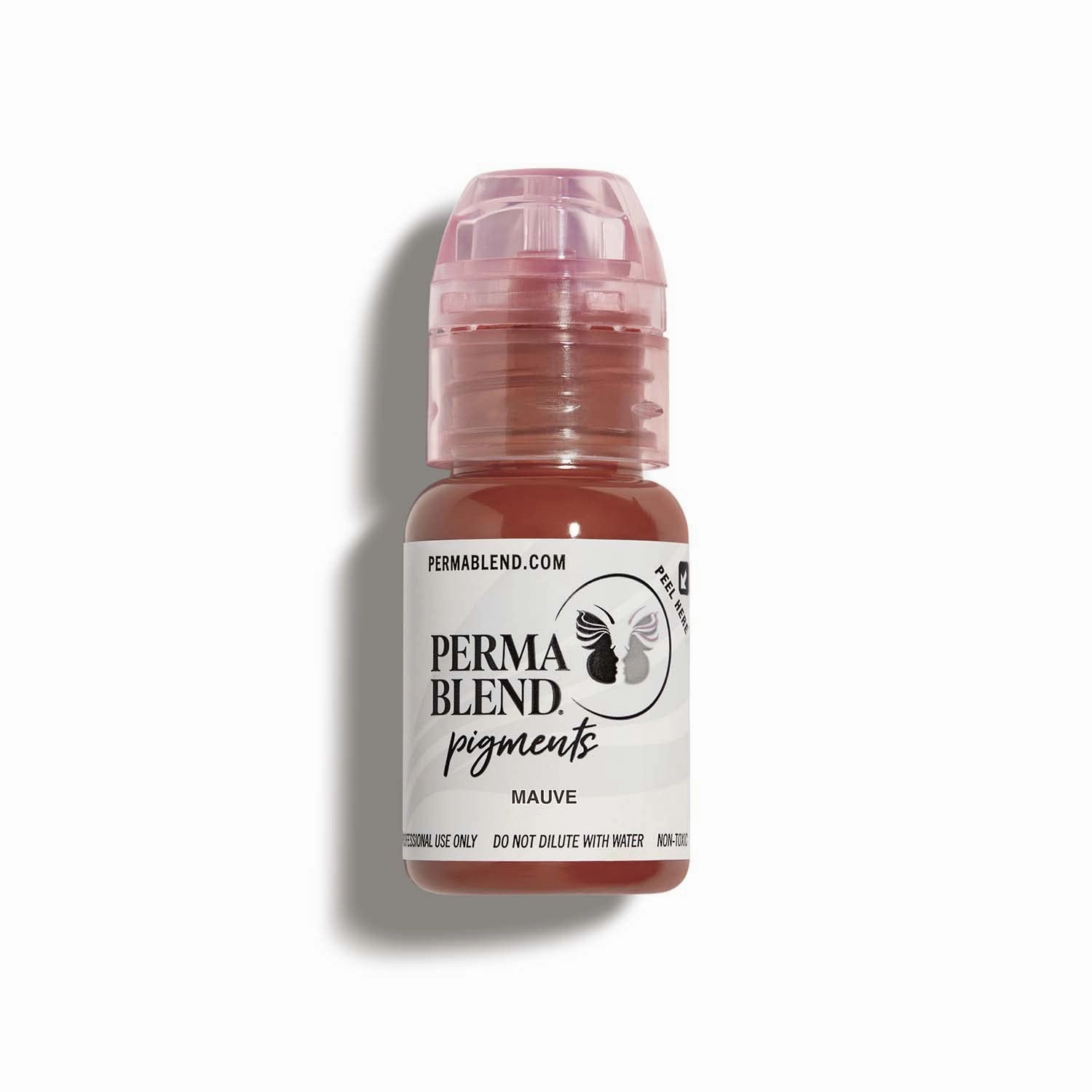 Perma Blend - Mauve - Mauve Tattoo Ink for Permanent Makeup - Lip Blush Microblading Ink to Enhance Color - Lip Blushing & Tattoo Supplies - Vegan (0.5 oz)