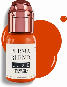 Perma Blend Luxe - Orange Peel - Vegan Lip Tattoo Ink - Orange Microblading Pigment - Warm Hue for Lip Blush & Permanent Makeup - Cruelty-Free (0.5 oz)