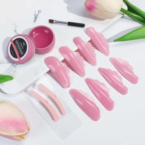 PERMANIA Lash Lift Rods, Great Smell Lash Glue Balm Liquid Silicone Pads Reusable Eyelash Curlers Rods Ribbon 3 in 1 for Lash Lift