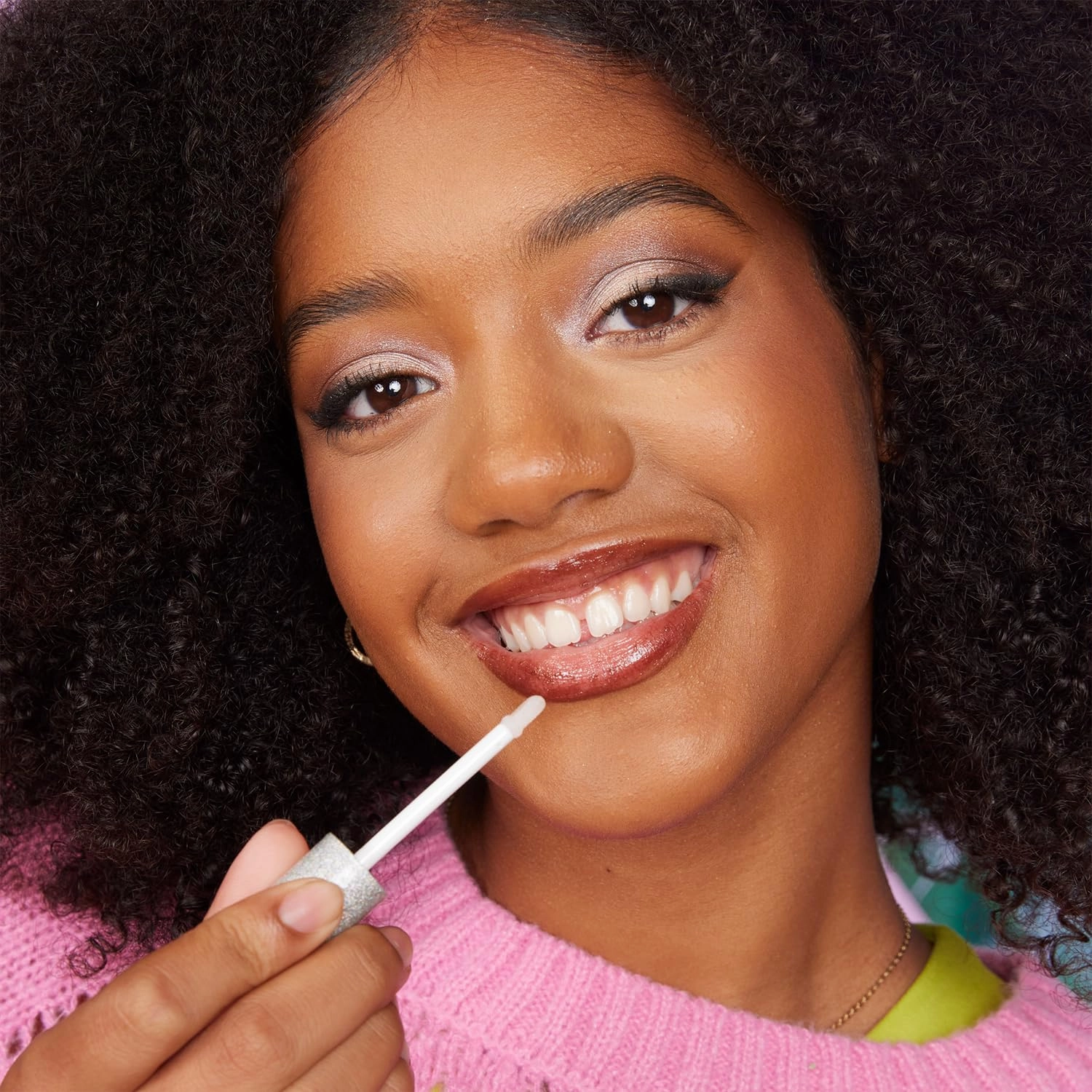 Petite 'N Pretty 10k Shine Lip Gloss Trio Set - Makeup for Kids, Tweens, Teens - High Shine, Lightweight, Made in the USA (Shell Shocked, Diamond Heist, Glow Down)