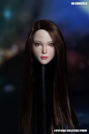 Phicen Super Duck 1/6 SDH028 Aesthetic Head Sculpt for Hottoys TBLEAGUE Female Figure Body (SDH028-C)