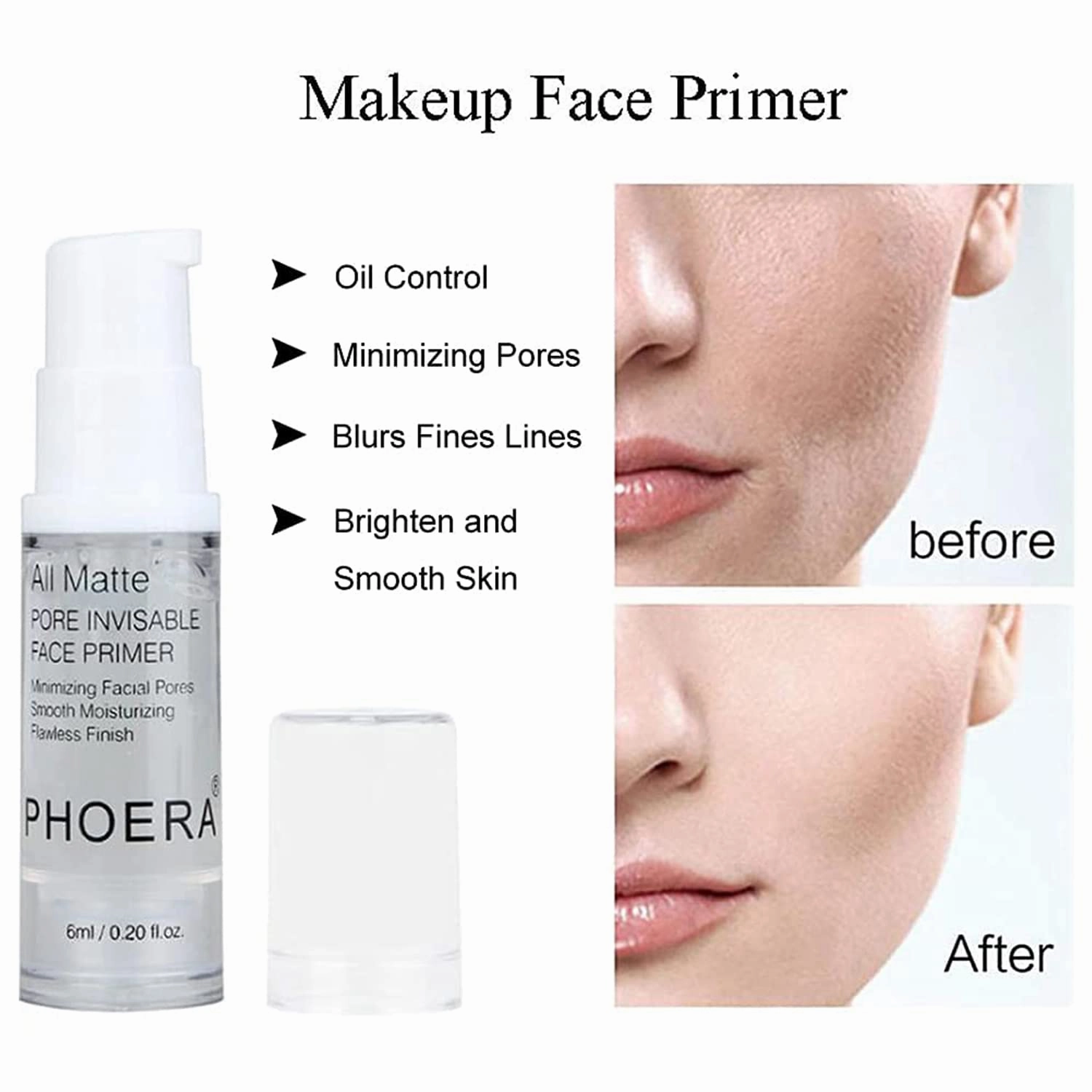 PHOERA Foundation, Full Coverage Foundation, PHOERA Primer, PHOERA Makeup Set, Flat Top Kabuki Makeup Brushes Foundation Brush Powder Brush,2 Pcs Makeup Sponge (102 Nude   104 Buff Beige)