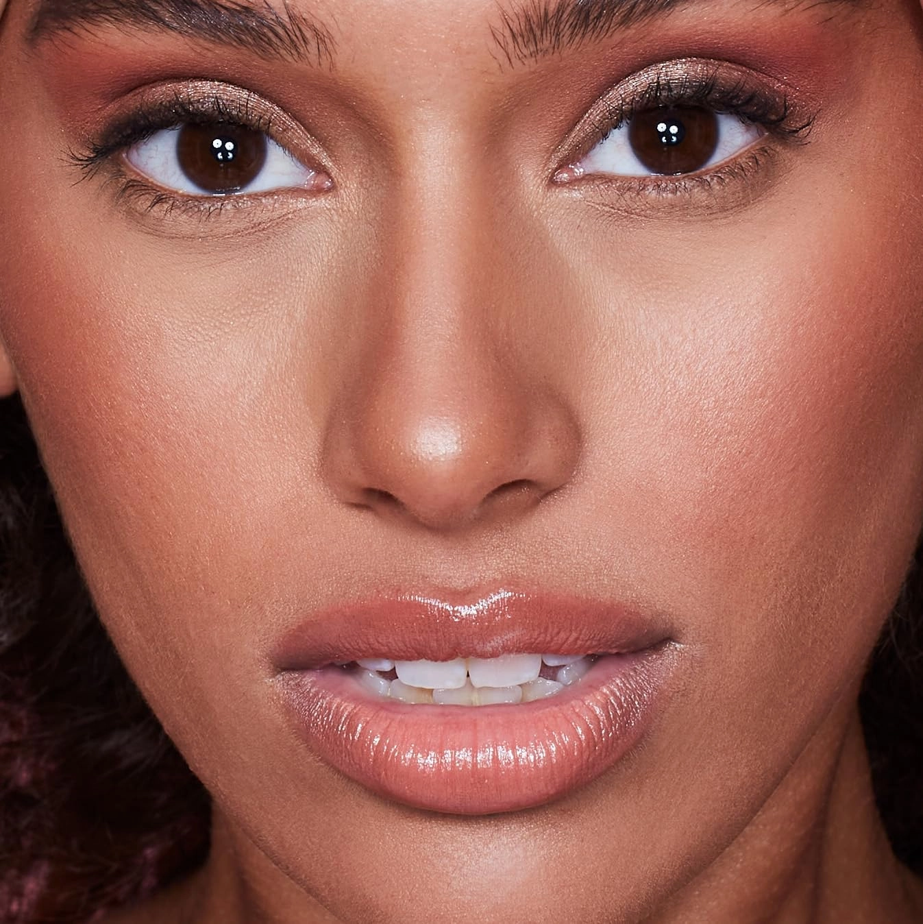 Plumping Tinted Lip Gloss, Cruelty Free, Vegan, Paraben Free - Made in Italy (SNATCHED | Rose Beige)