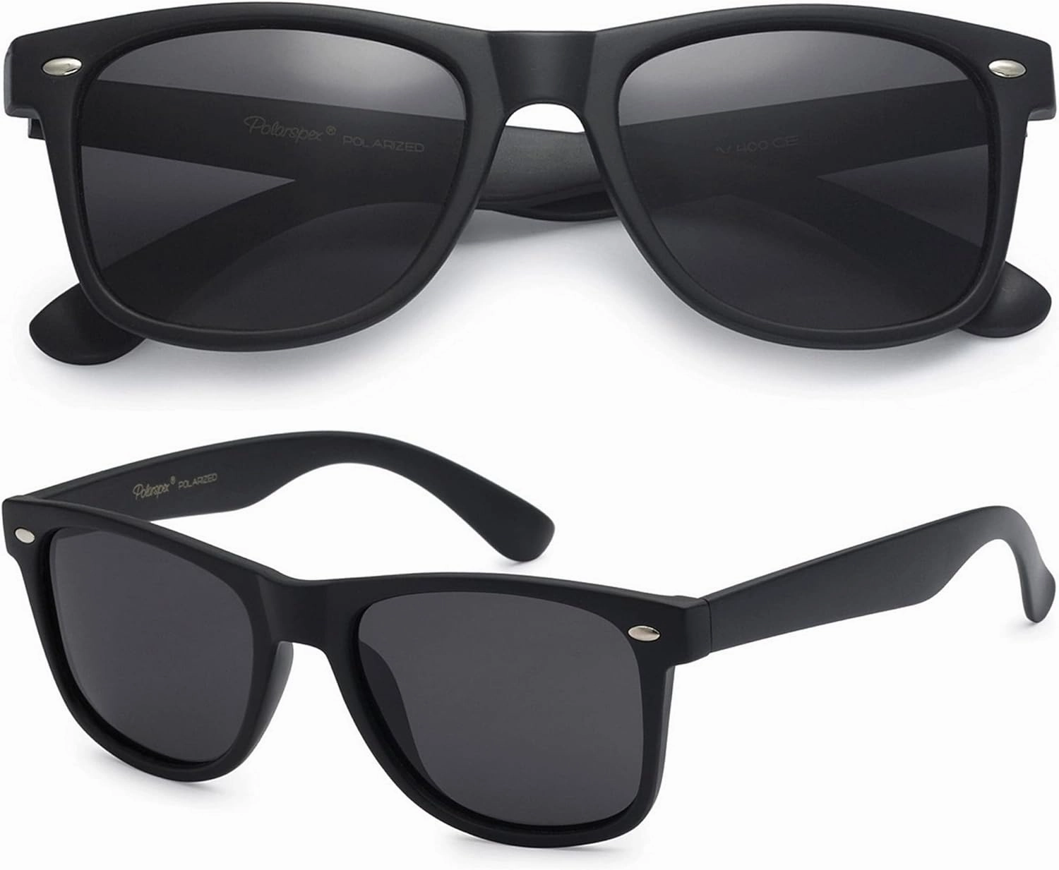 PolarSpex Mens Sunglasses - Retro Sunglasses for Men, Polarized Sunglasses for Womens - Cool Shades for Driving, Fishing