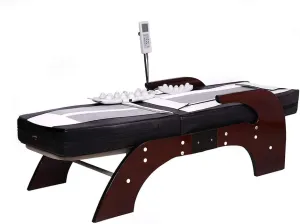 Premium Jade Roller Far Infrared Full Body Massage Bed Table (Black)