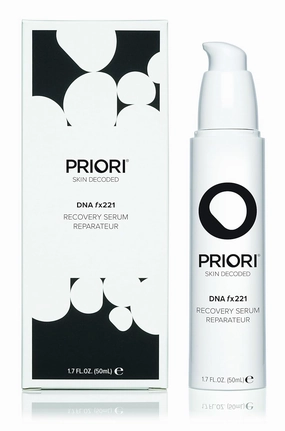 Priori Skincare DNA Recovery Serum Repairing, Correcting Age Defying Day & Night Face Treatment Free Radical Protection Beauty Boost Intense Hydration Oil Free Fragrance Free 1.7 fl oz