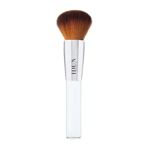 Pro Soft Kabuki Brush - Mineral Powder Foundation Brush for Seamless Make Up Blending - Hypoallergenic Synthetic Dermocura Fibers - 1 pc