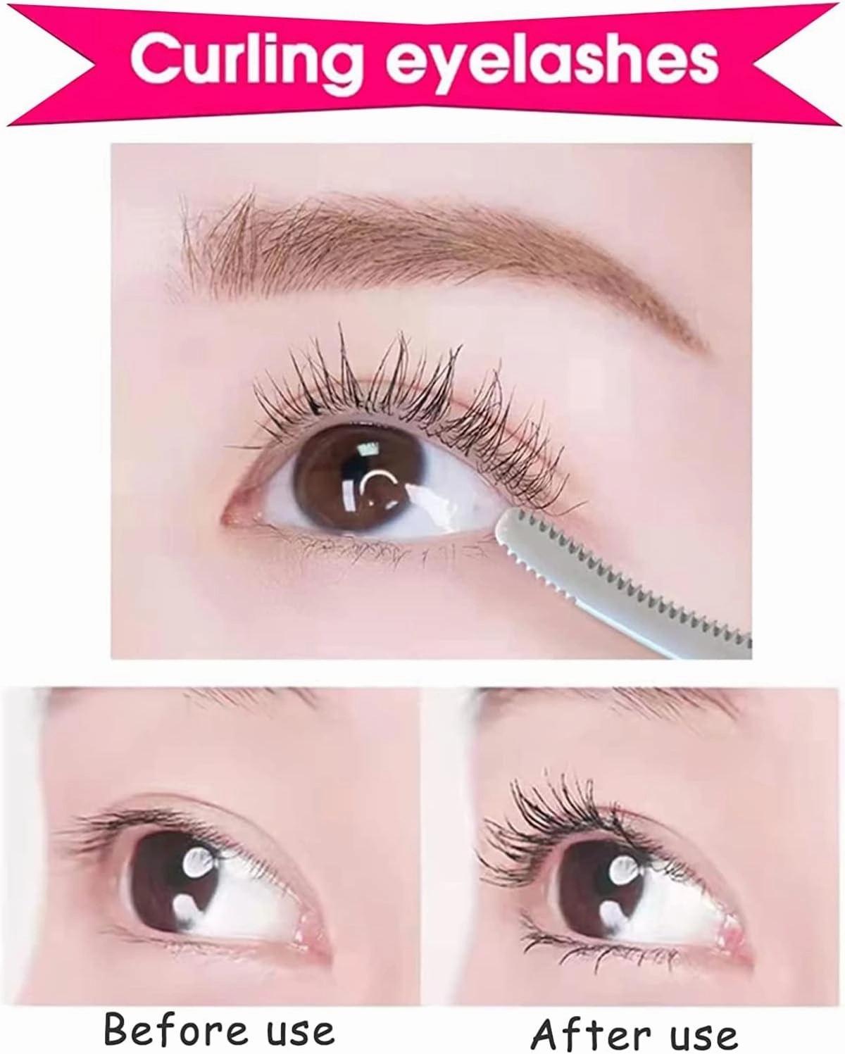 Professional Electric Heated Eyelash Curler USB Rechargeable Applicator Tool Elitzia ETSC888 (White)