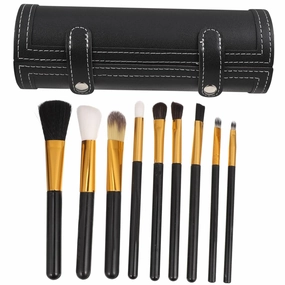 Professional Pu Leather Makeup Brush Organizer Pouch Portable Storage Case for Cosmetics Brushes and Tools for Travel and Home Use