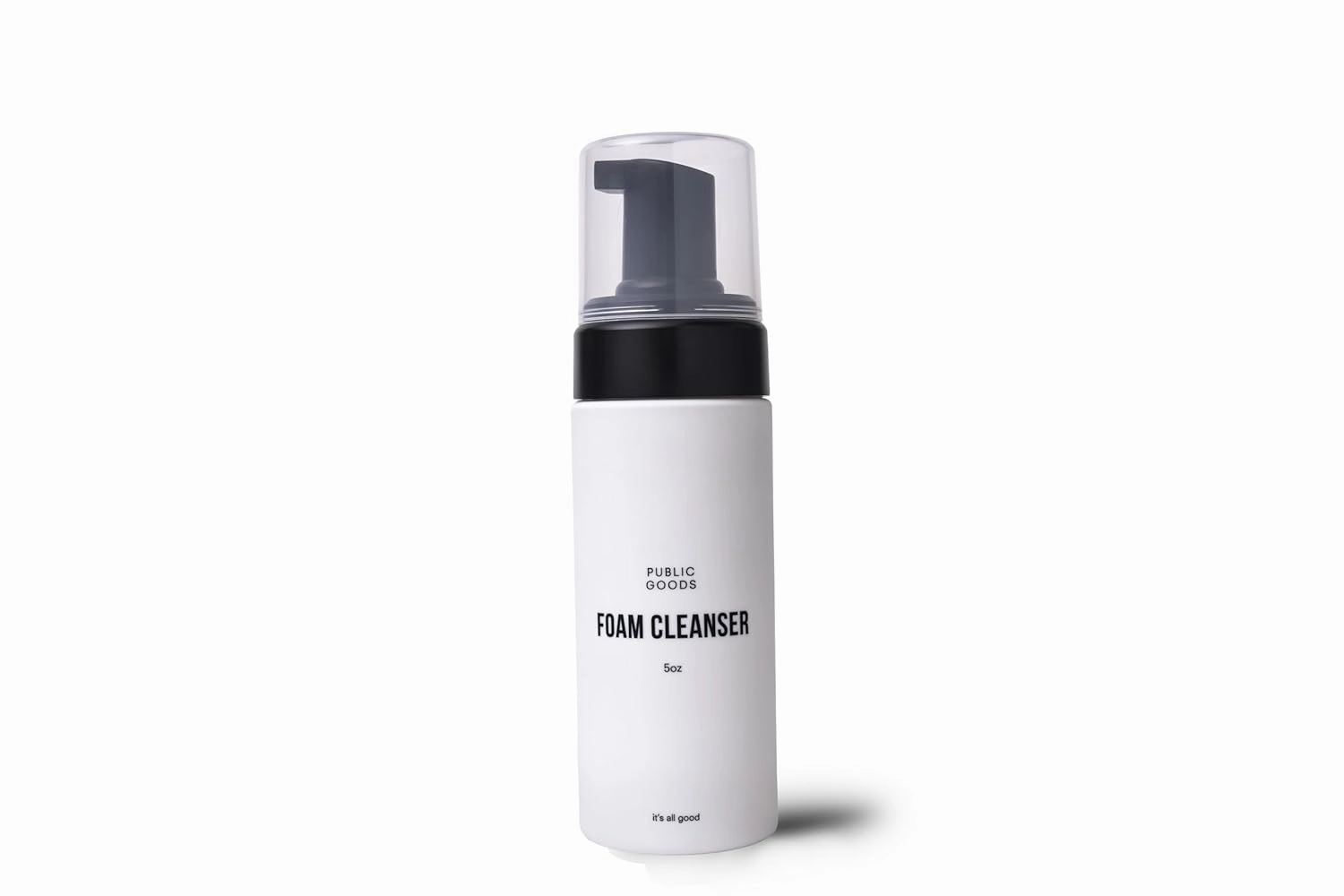 Public Goods Facial Cleanser & Moisturizer for Men & Women | Moisturizing & Hydrating Foaming Cleanser | Removes Dirt & Oil | Makeup Remover | Vegan Friendly | Made in USA | 5 Fl Oz Bottle