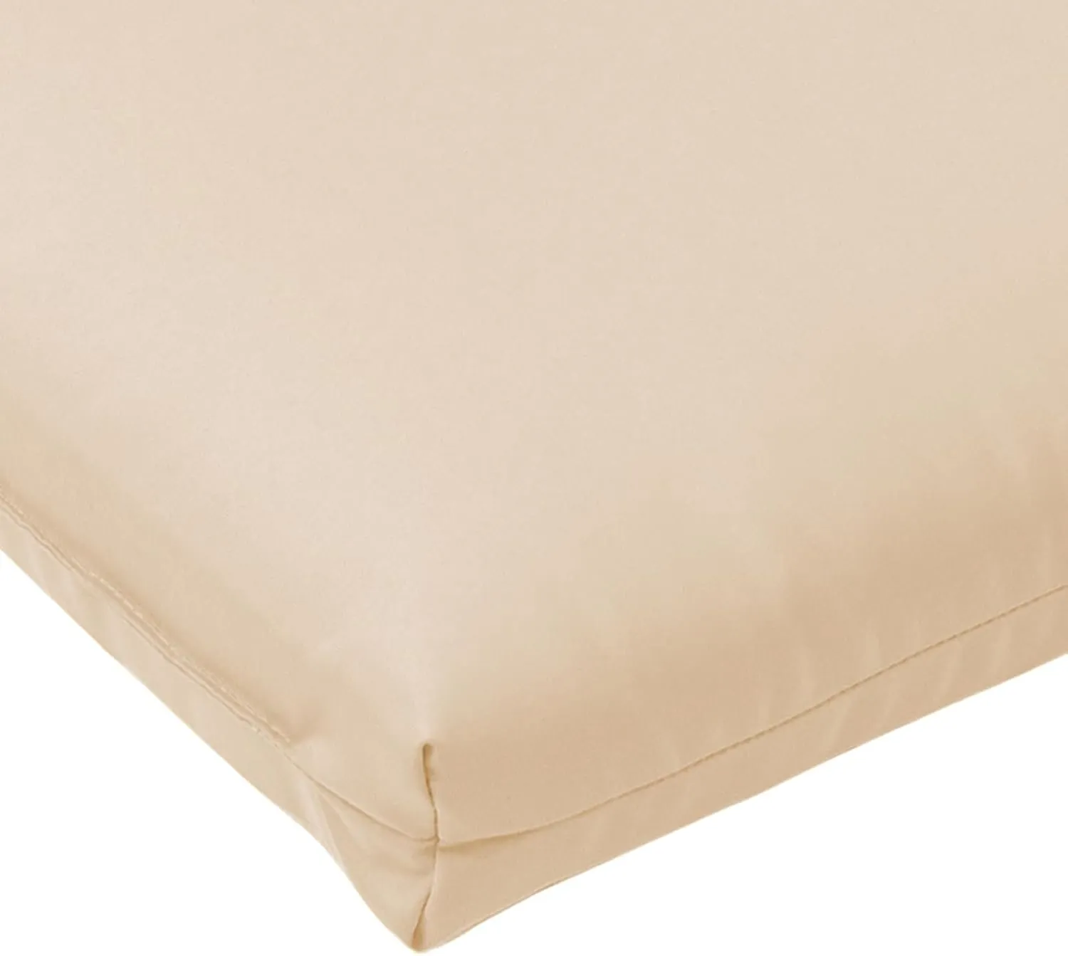 QILLOWAY Outdoor/Indoor High Back Chair Cushion,Sponge Foam Thickened Patio Chair Pad,4counts,Beige/Sand/Camel