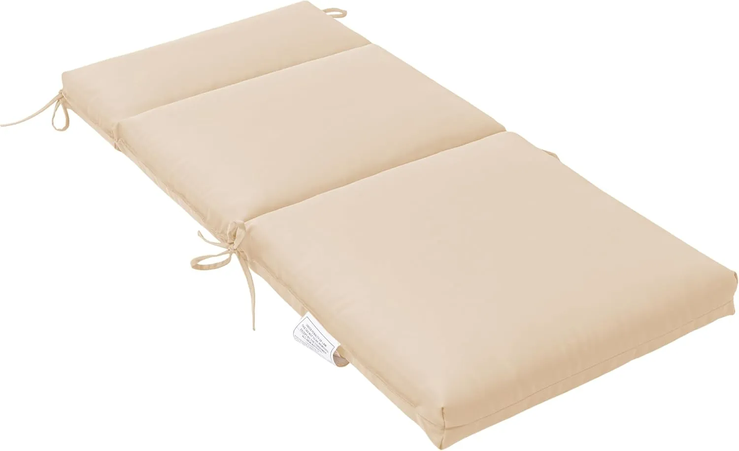 QILLOWAY Outdoor/Indoor High Back Chair Cushion,Sponge Foam Thickened Patio Chair Pad,4counts,Beige/Sand/Camel