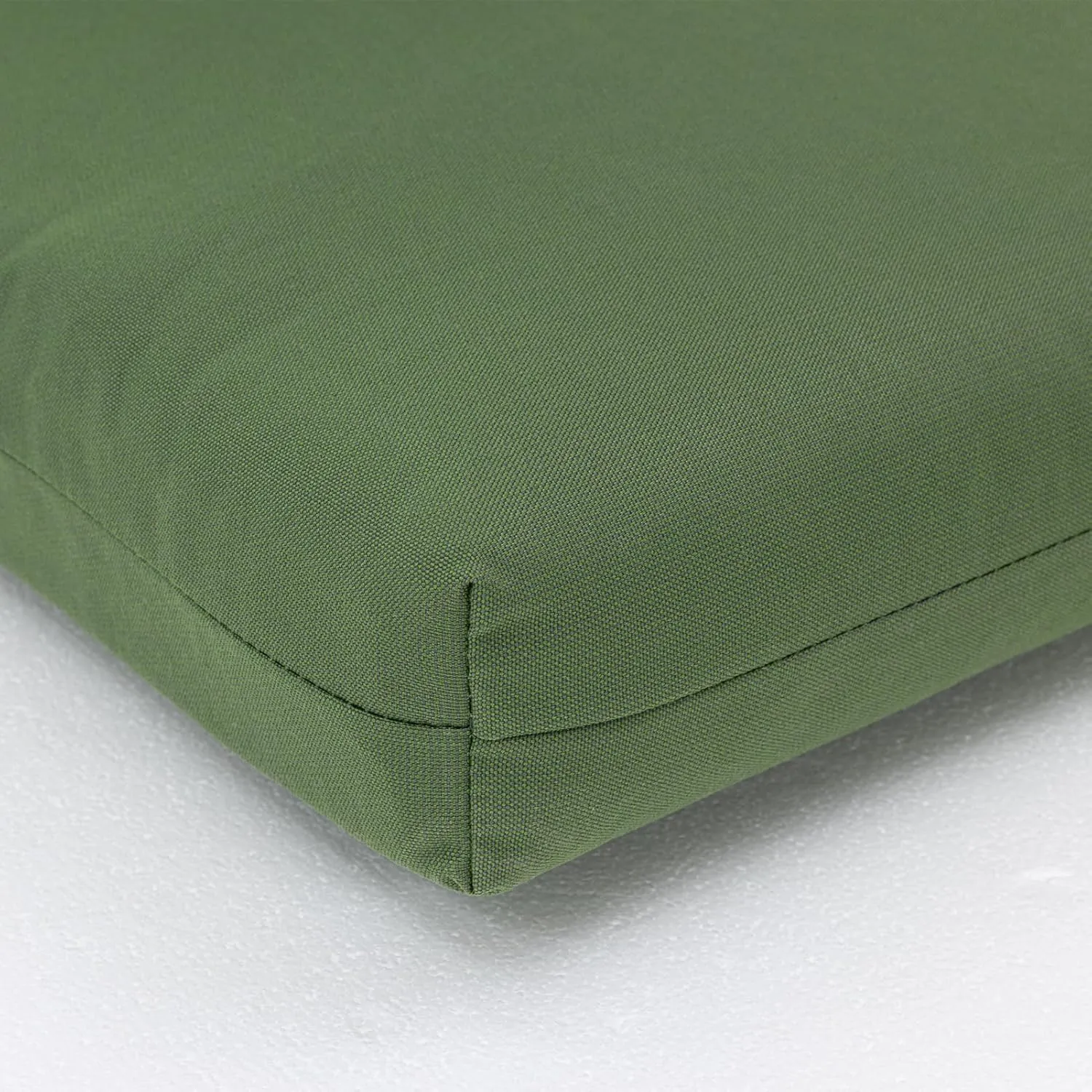 QILLOWAY Outdoor/Indoor High Back Chair Cushion,Sponge Foam Thickened Patio Chair Pad,4counts,Dark Green