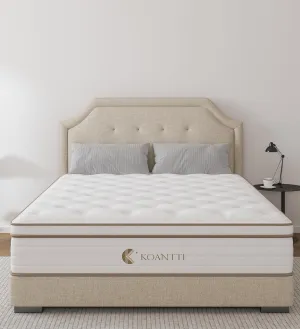 Queen Size Mattress,10 Inch Grey Memory Foam Hybrid Queen Mattresses in a Box,Individual Pocket Spring Breathable Comfortable for Sleep Supportive and Pressure Relief,CertiPUR-US.
