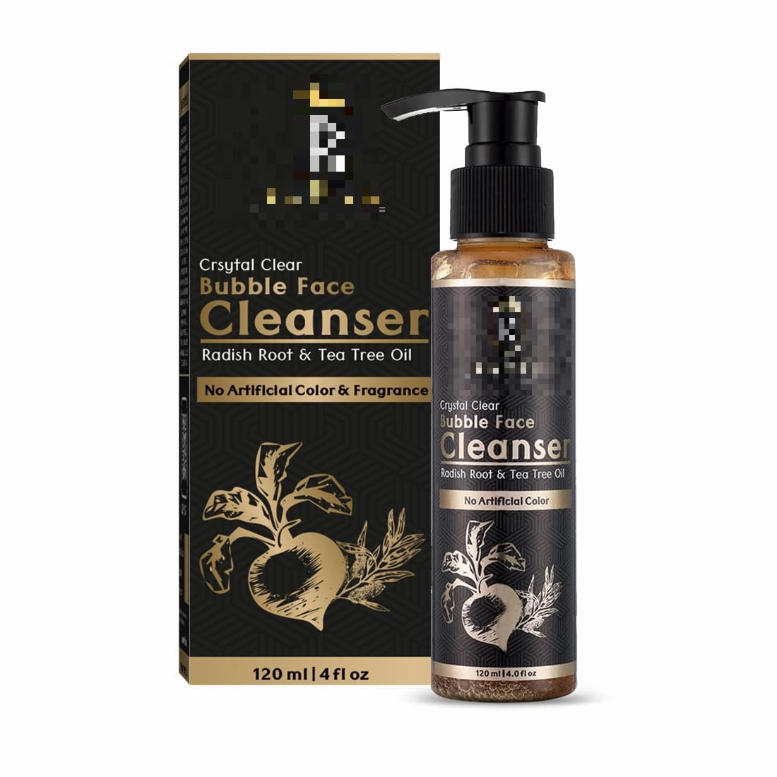 QURA Bubble Face Cleanser|Hydrates & Moisturizes Skin|Reduces Dark Spots|Enriched With Tea Tree Oil & Rose Water|For All Skin Types |120 ML