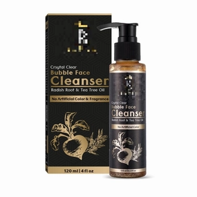 QURA Bubble Face Cleanser|Hydrates & Moisturizes Skin|Reduces Dark Spots|Enriched With Tea Tree Oil & Rose Water|For All Skin Types |120 ML