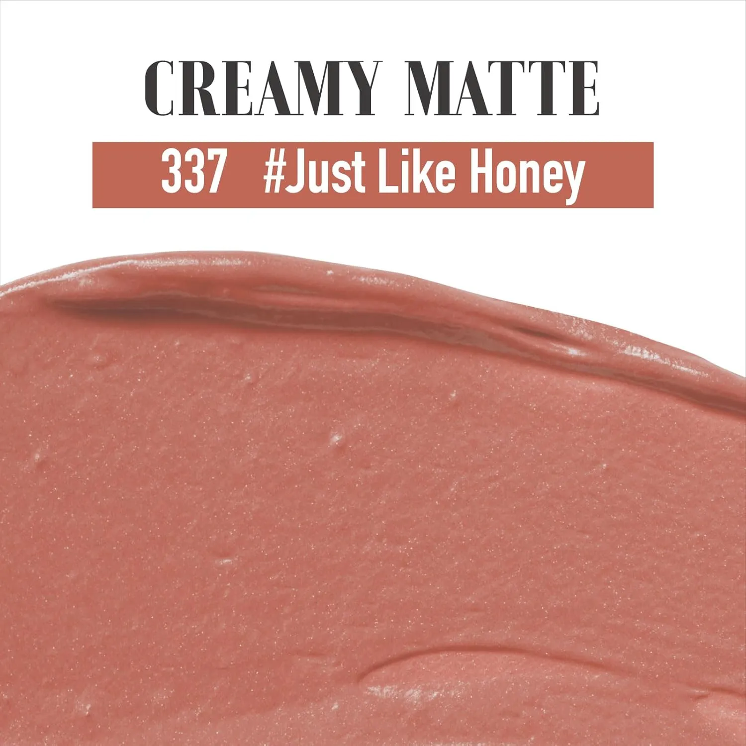READY TO SHINE Hottest Shade-Matte Vegan Lipstick with Creamy Satin Finish, Caramel Orange Undertones Lip Color -CRUSH ON YOU (337-Just Like Honey)