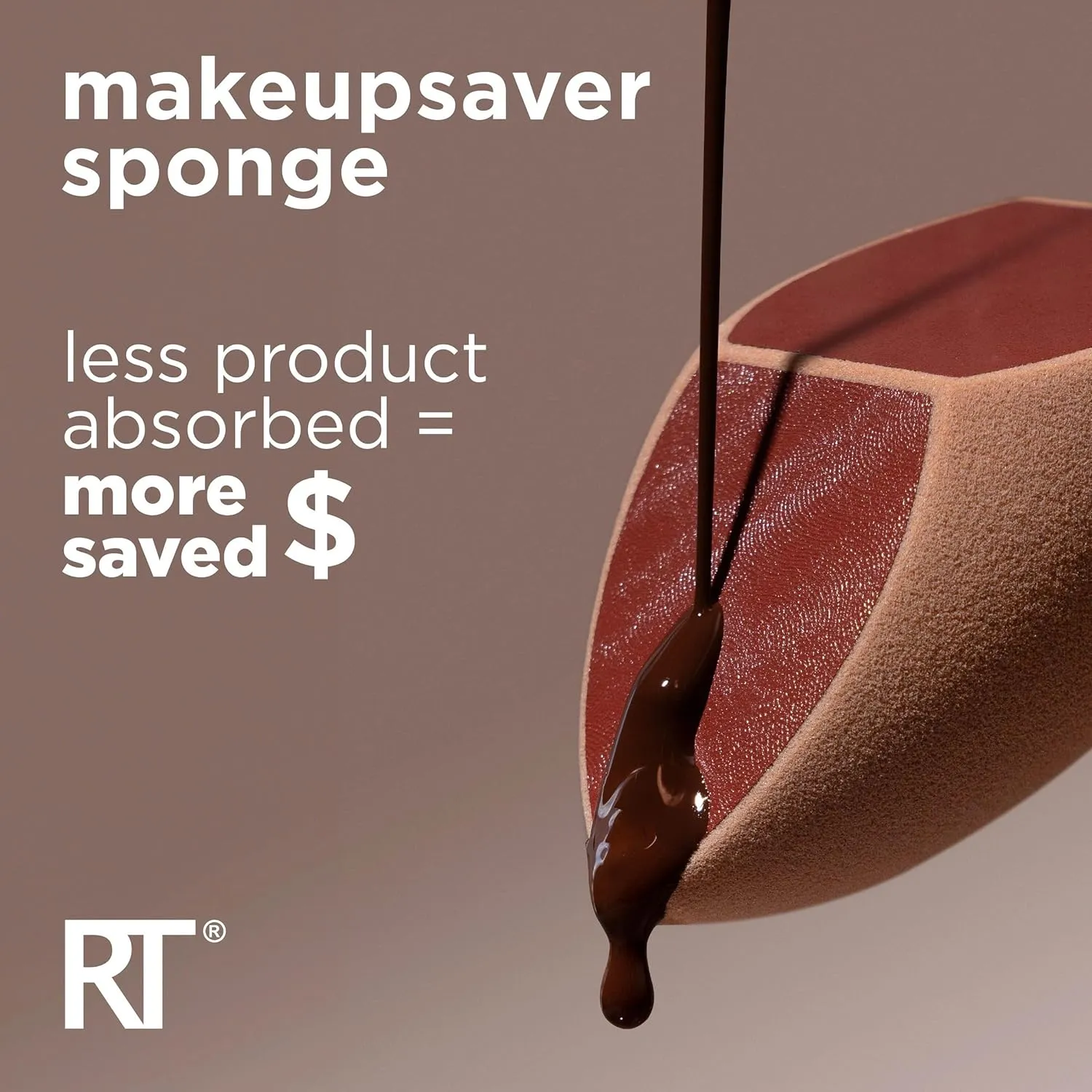 Real Techniques Makeupsaver Sponge   Brush Trio, Makeup Blending Sponge & Brushes For Liquid & Cream Formulations, Natural Finish & Reduces Makeup Waste, Cruelty & Latex-Free 3 Piece Set