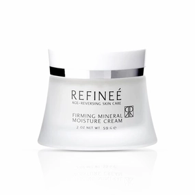 REFINEÉ Face Moisturizer Mineral Cream with Peptides and Rosehip (2oz), Firming Light Weight Anti-Aging Anti-Oxidant Vitamin-Filled Face Moisturizer for All Skin Types, Hydrates & Firms Skin