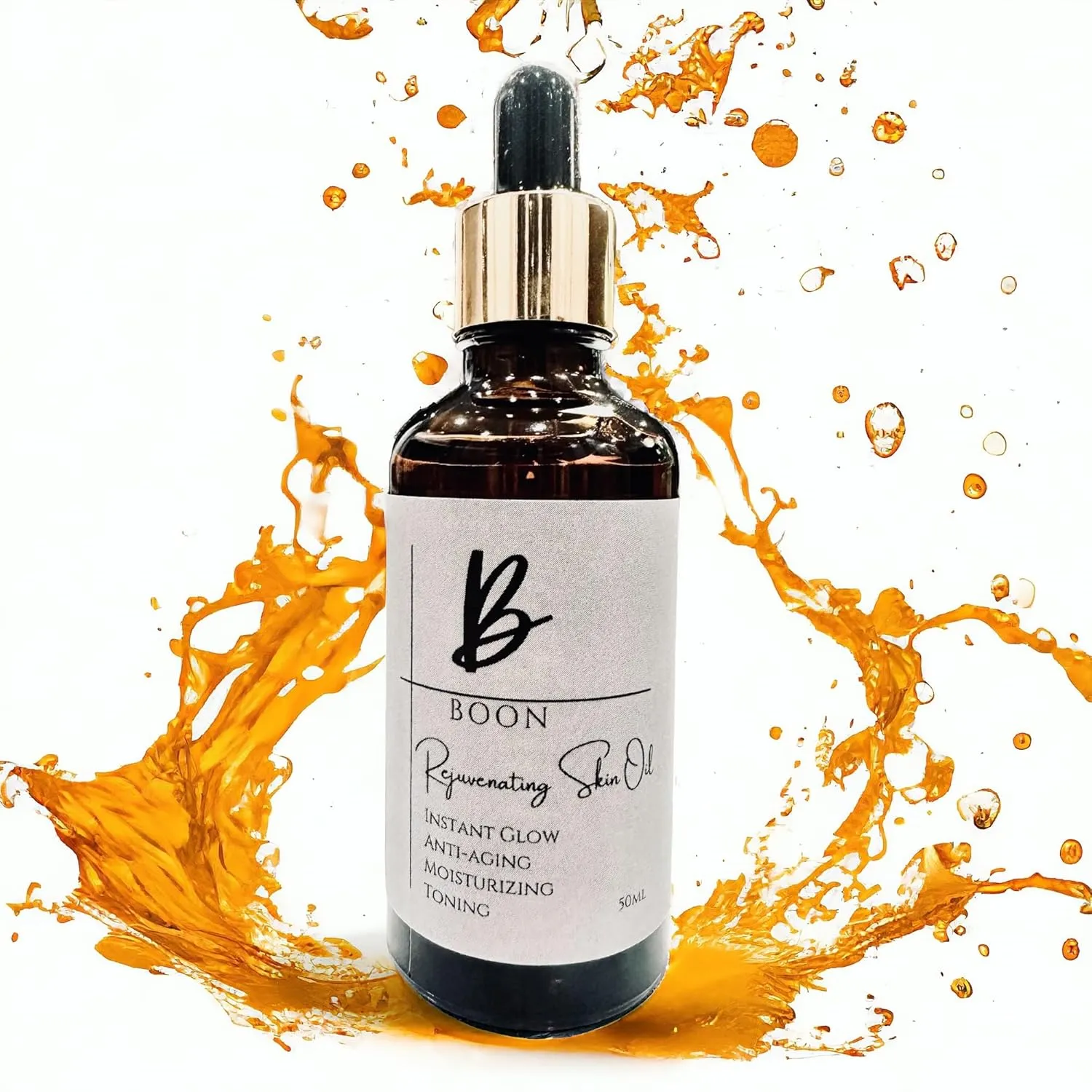 Rejuvenating Luxurious Facial Oil Instant Glow Moisturizing Anti-aging Toning Natural Organic Ingredients Non-greasy Light Weight Skin Serum, 50ml