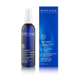 Repechage Algo Mist Hydrating Seaweed Facial Spray for All Skin Types - Aloe and Vitamin C Infused Face Mist Keeps Skin Hydrated, Refreshed and Nourished, 6 fl oz.