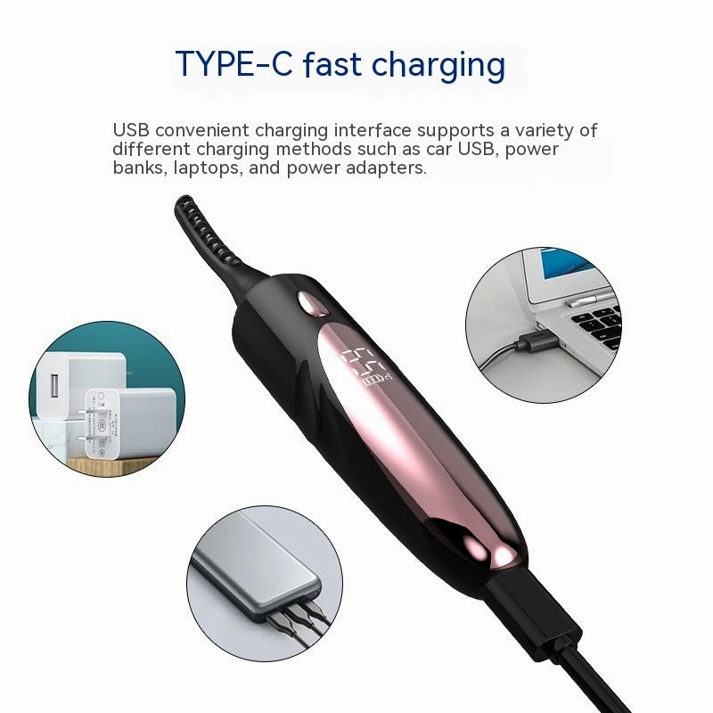 Reusable Electric Lash Curler USB Charging Heated Lash Curler