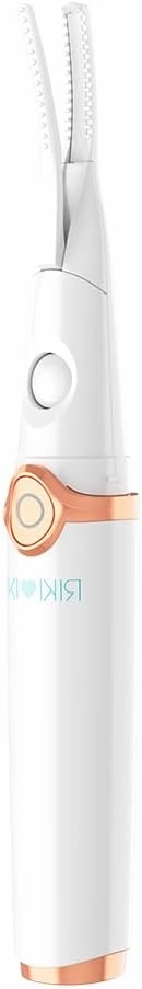Riki Heated Eyelash Curler, White